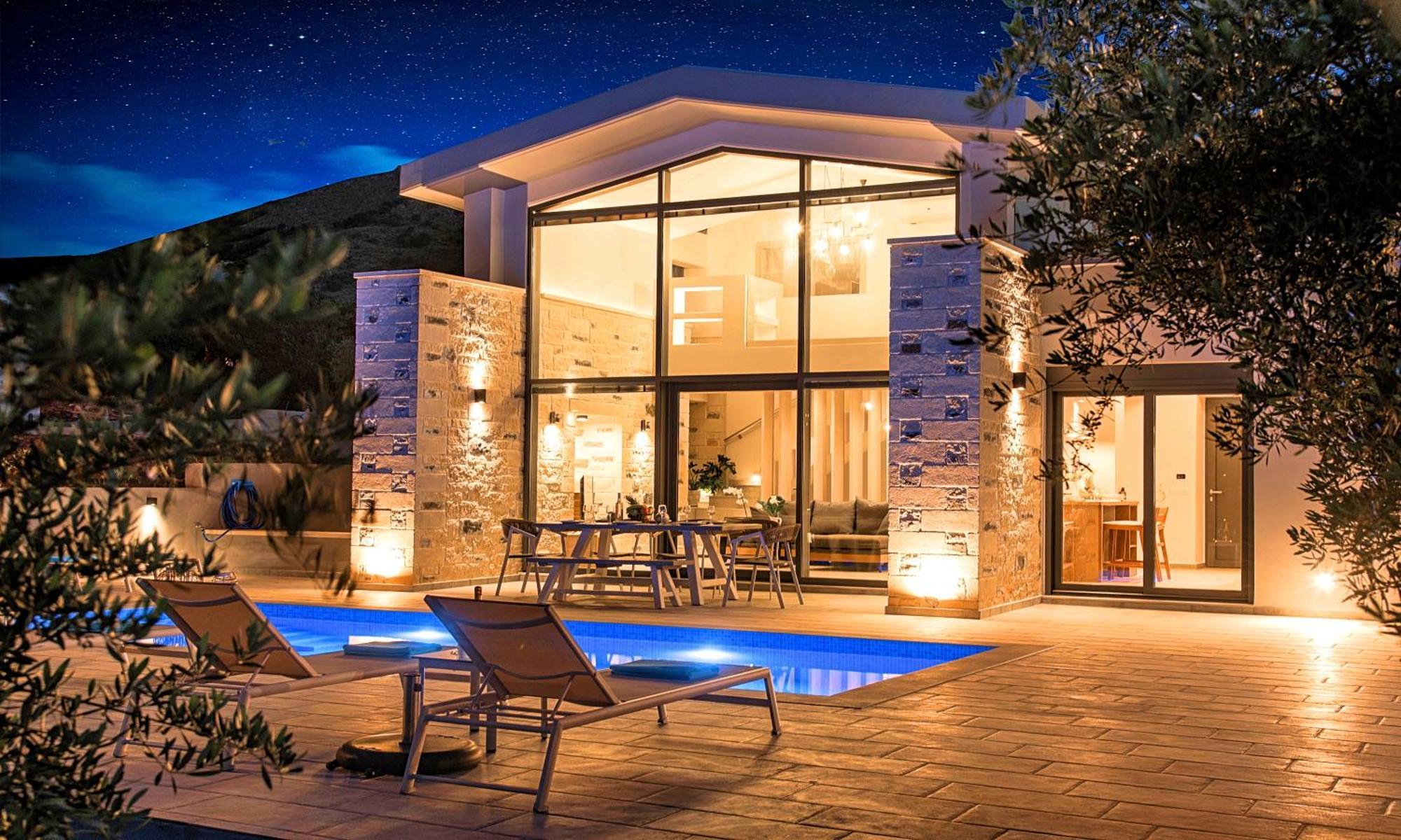 גאורגיופוליס Moonlights Villas Heated Pool מראה חיצוני תמונה